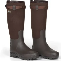 Bottes Primo Country Zip textile rip-stop Marron Foncé 40 à 46