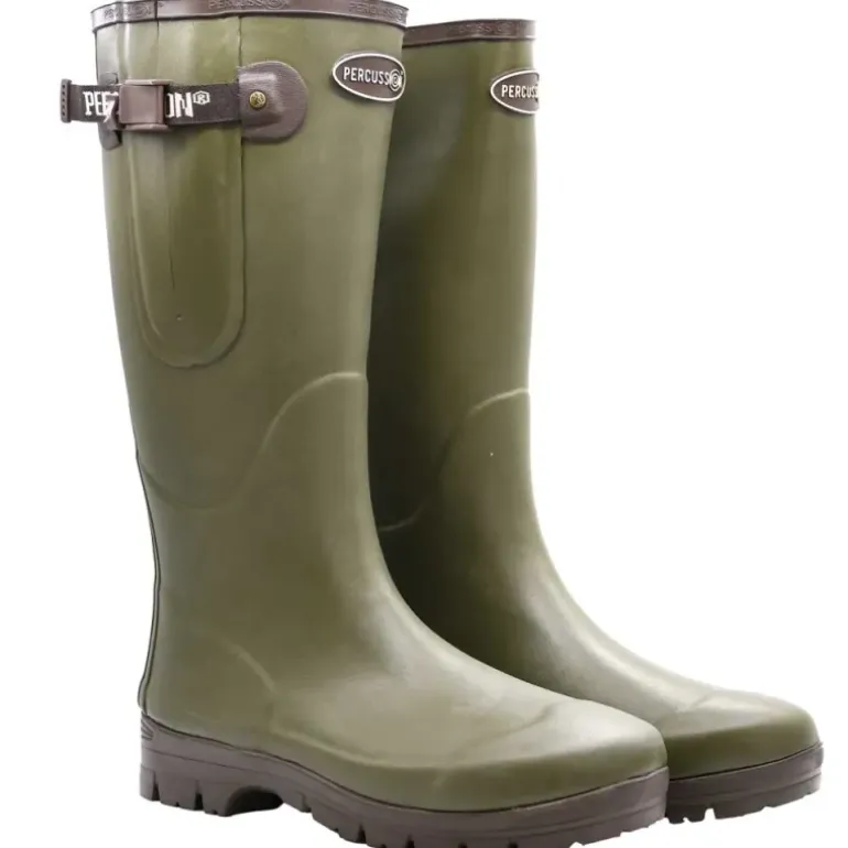 Bottes Tradition jersey confort caoutchouc kaki 37 à 47