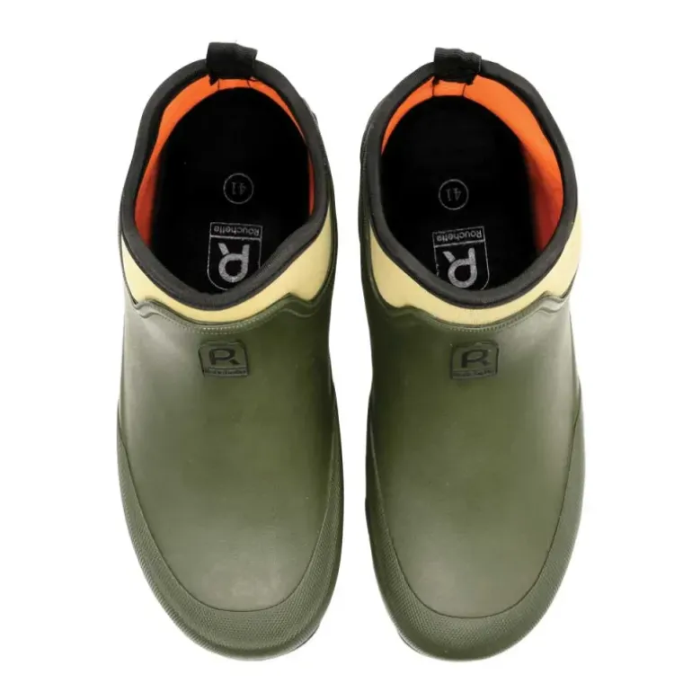 Bottillons Clean Land caoutchouc et double néoprène Kaki 40 à 47