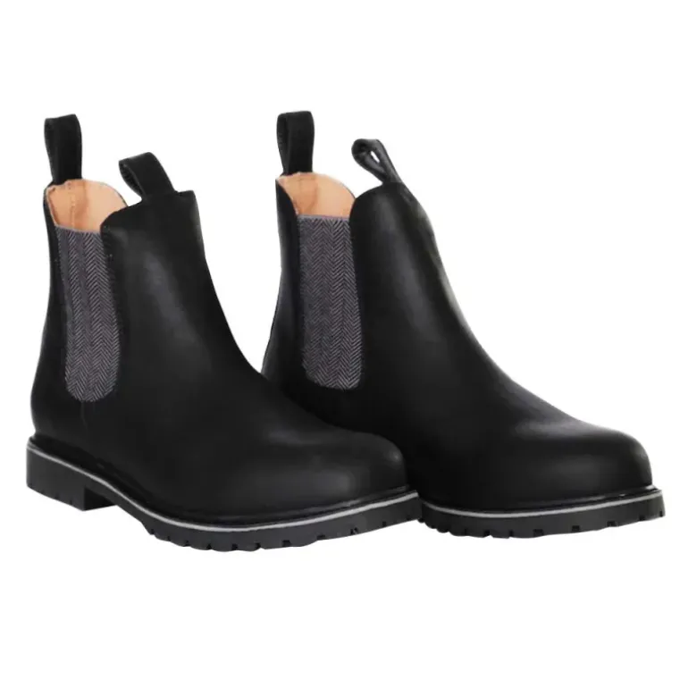 Bottines Chelsea Heritage Farmer Brighton cuir noir 40 à 47