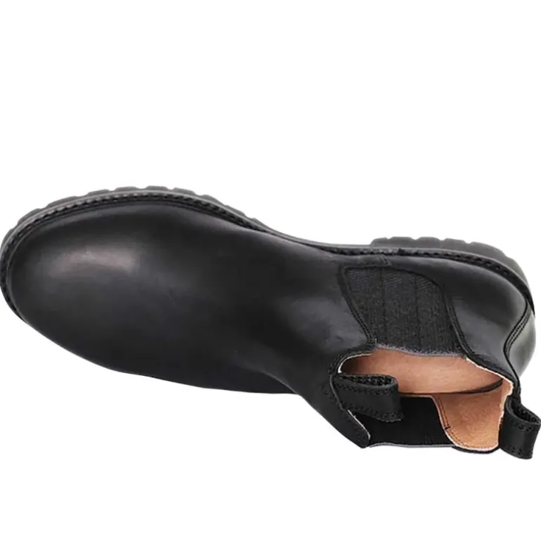 Bottines Chelsea Heritage Farmer Brighton cuir noir 40 à 47