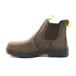 Bottines sécurité Jackman S3 cuir marron embout acier