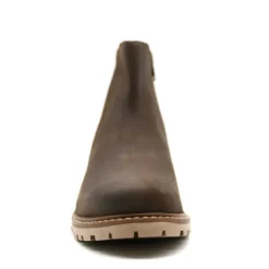 Bottines Touk Cuir Zip marron 40 à 46