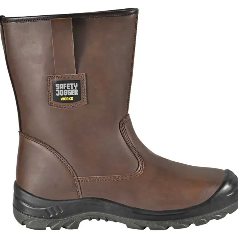 Box bottes de sécurité Alaska S3 cuir marron embout acier