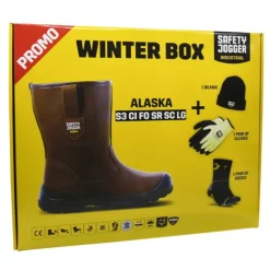 Box bottes de sécurité Alaska S3 cuir marron embout acier