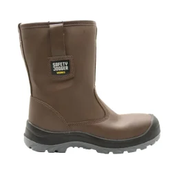 Box bottes de sécurité Alaska S3 cuir marron embout acier