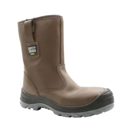 Box bottes de sécurité Alaska S3 cuir marron embout acier