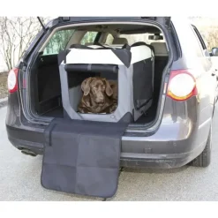 Box de transport chien démontable en toile 91x63,5cm