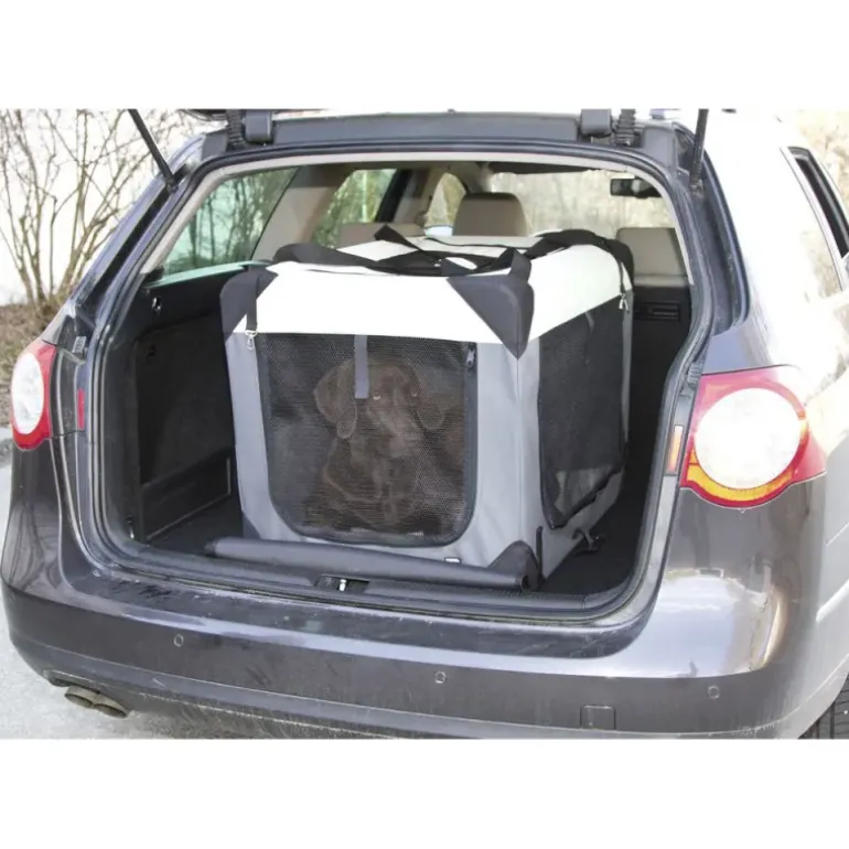 Box de transport chien démontable en toile 91x63,5cm