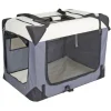 Box de transport chien démontable en toile 81x58 cm