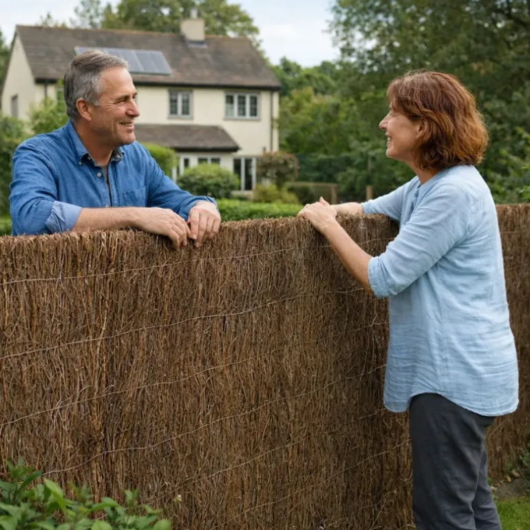 Brande de bruyère naturelle Largeur 5 m Hauteur 1.5 m