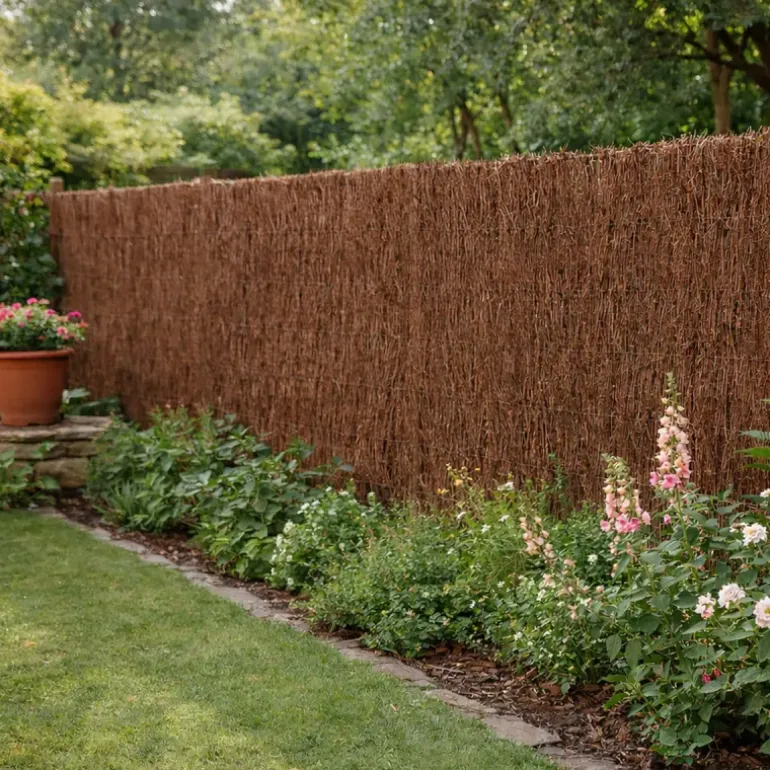 Brande de bruyère naturelle Largeur 3 m Hauteur 1.8 m