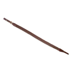 Bretelle carabine tressée fixation canon 7 brins largeur 4cm