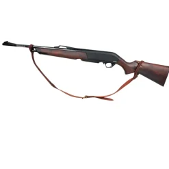 Bretelle Lasso carabine fusil en cuir gras de vachette 95 cm