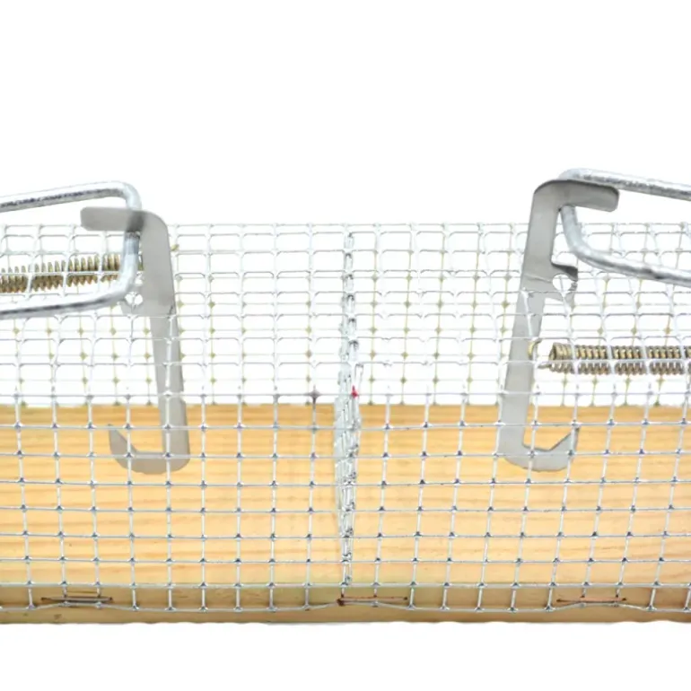Cage piège à souris 2 entrées 12 X 5 X 5 cm