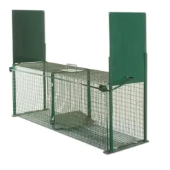 Cage piège acier galvanisé thermolaqué 100x30x35cm