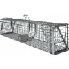 Cage-piège Hardy 3 ressorts trappe 60° 2 entrées 150x34x34cm