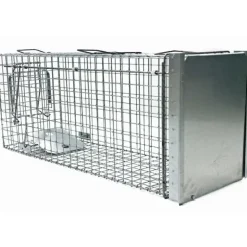 Cage-piège Strong trappe glissière 3 poignées 60X26X26 cm