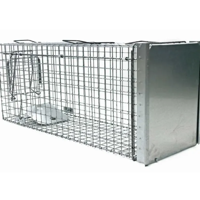 Cage-piège Strong trappe glissière 3 poignées 60X26X26 cm