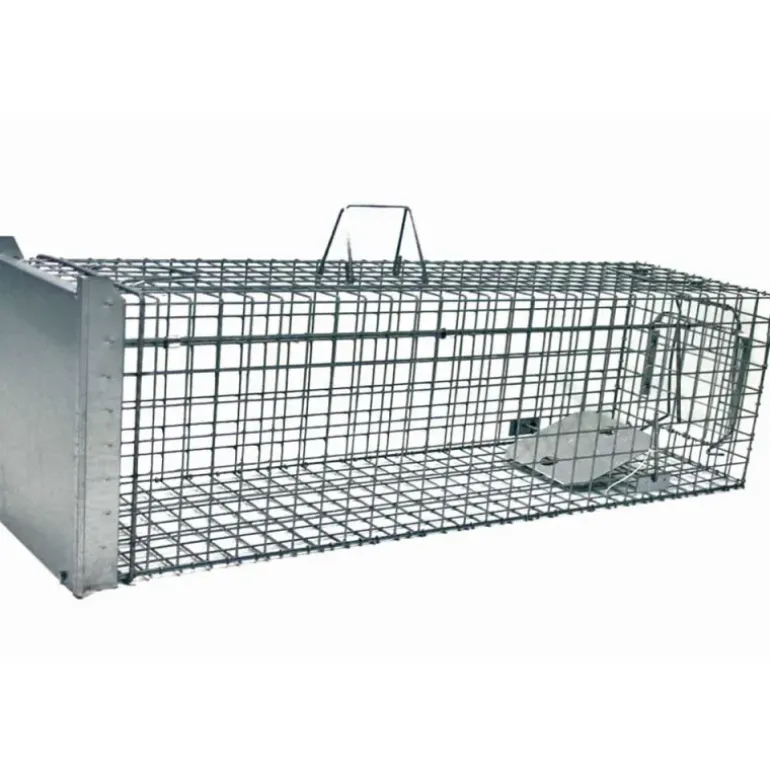 Cage-piège Strong trappe glissière 3 poignées 140X34X34 cm