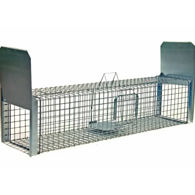Cage-piège Strong trappe glissière 3 poignées 180x34x34cm