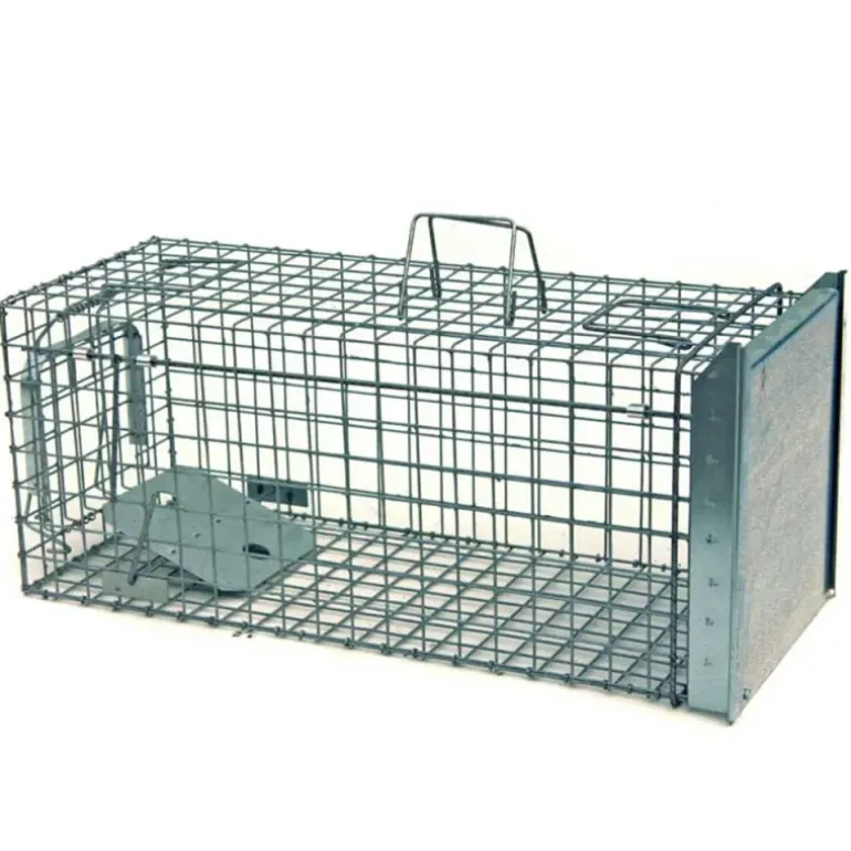 Cage-piège Strong trappe glissière 3 poignées 80X34X34 cm