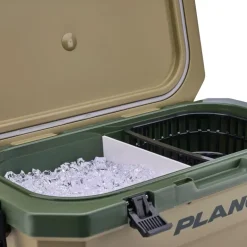 Caisse isotherme 30L Plano® verte - Étanche et résistante avec panier amovible