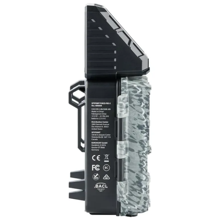 Caméra de Chasse Force Pro-S 4K HD, 10,6 x 19,6 x 7,6cm