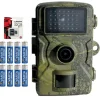 Caméra de chasse 12MP LEDs invisibles + 8 piles + carte SD