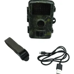 Caméra de chasse 12MP LEDs invisibles + 8 piles + carte SD