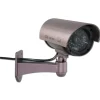 Caméra de surveillance factice voyant LED boitier ABS 8x17cm
