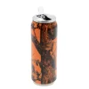 Canette Isotherme 500ml camouflage orange Ø 7cm H19 cm