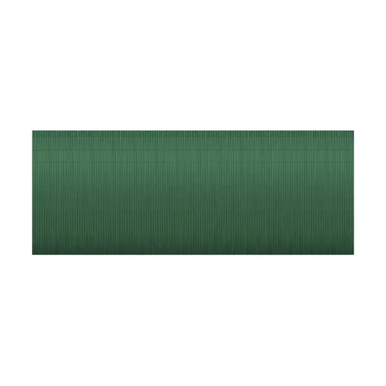 Canisse PVC occultant double face 1,5x5m vert - Kit complet avec fixation