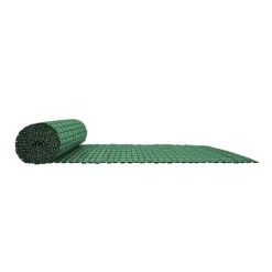 Canisse PVC occultant double face 1,5x5m vert - Kit complet avec fixation