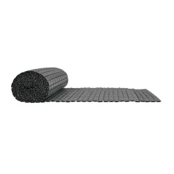 Canisse PVC occultant double face 1,5x3m gris - Kit complet avec fixation