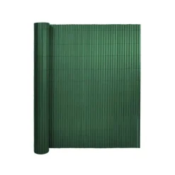Canisse PVC occultant double face 1x5m vert - Kit complet avec fixation