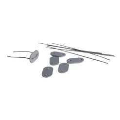 Canisse PVC occultant simple face 1x3m gris - Kit de fixation inclus
