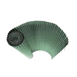 Canisse PVC occultant simple face 1,5x3m vert - Kit fixation inclus