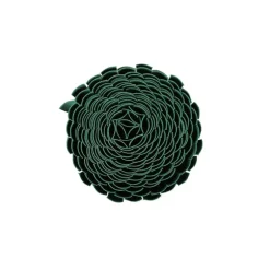 Canisse PVC occultant simple face 1,5x3m vert - Kit fixation inclus