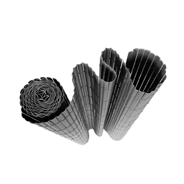 Canisse PVC occultant simple face 1,5x5m gris - Kit de fixation inclus