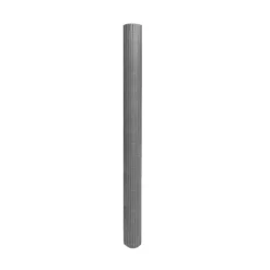 Canisse PVC occultant simple face 1,5x5m gris - Kit de fixation inclus