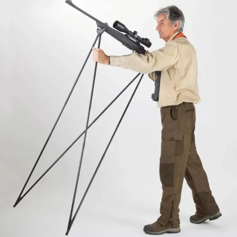 Canne de pirsh Bush alu 6060T6 nylon, 170cm montée vert kaki