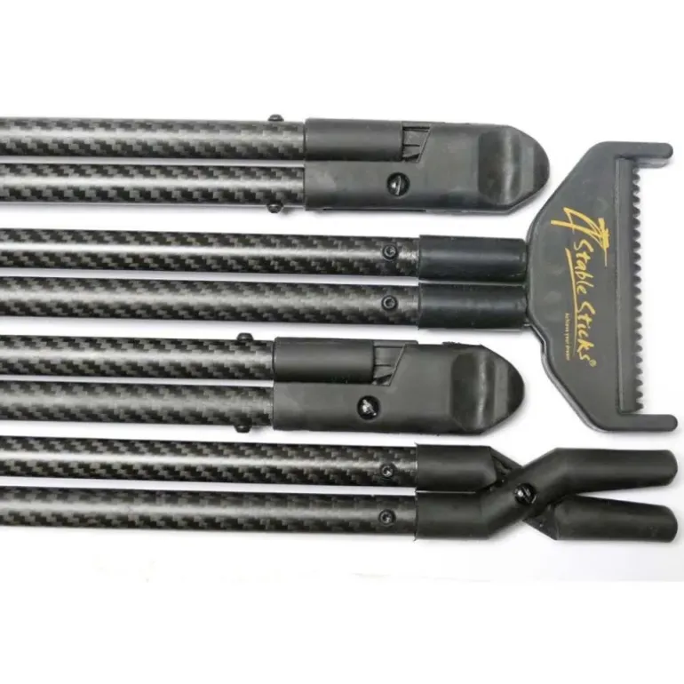Canne de pirsh Ultimate Carbon fibre carbone + nylon 170cm montée