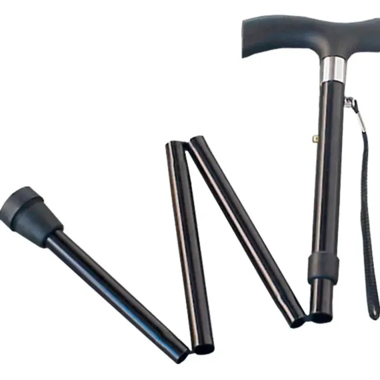 Canne pliante réglable 82-92cm avec sacoche - Charge 90kg