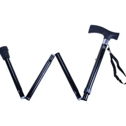 Canne pliante réglable 82-92cm avec sacoche - Charge 90kg