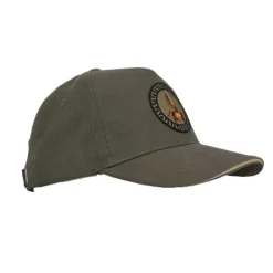 Casquette bécasse visière pré courbée coton kaki taille unique