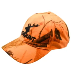 Casquette brodée polyester camo orange blaze taille unique