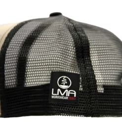 Casquette Capitole coton polyester respirant réglable gris noir