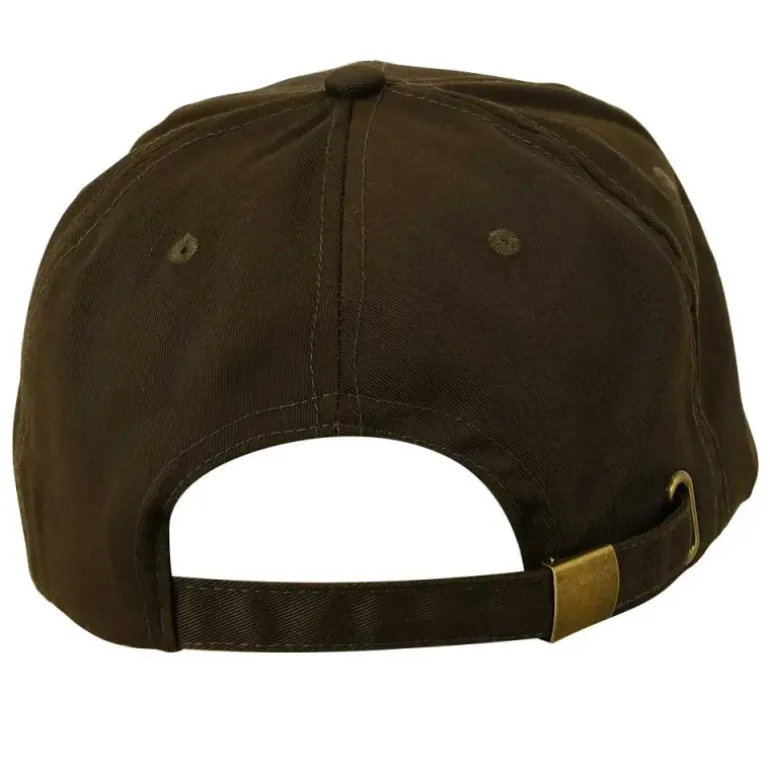 Casquette confort brodé sanglier tissu respirant marron