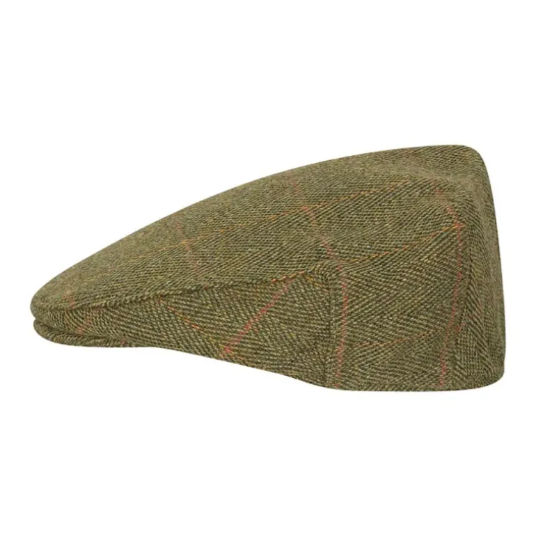 Casquette Walker and Hawkes Cambridge Vert Tweed